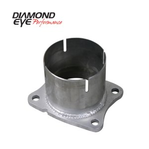 Chevrolet 3500 Exhaust Adapter - Diamond Eye Performance - 4 Bolt, Stainless Steel - `01-`07